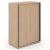 Uni Slide Office Lockable Cabinet w/Sliding Doors & 6 Shelves