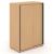 Uni Slide Office Lockable Cabinet w/Sliding Doors & 6 Shelves