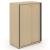 Uni Slide Office Lockable Cabinet w/Sliding Doors & 6 Shelves
