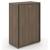 Uni Slide Office Lockable Cabinet w/Sliding Doors & 6 Shelves