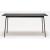 Unit Office Veneer Rectangular High Table, W82.6