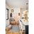 Longboat Fabric/Rattan Counter Chair