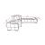 SM Uptown Fabric/PU Reversible L-Shape Storage Sleeper Sectional Sofa