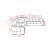 SM Uptown Fabric/PU Reversible L-Shape Storage Sleeper Sectional Sofa