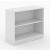 Uni Melamine Office Bookcase w/2 Shelves