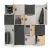 Choice Office Single Row Locker w/2 Small & 1 Big Lockable Doors w/Electronic Keypad Lock & Mail Slots