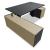 Viga Office Desk Height Adjustment w/Storage & Pedestal