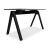 Viga Office Melamine/Veneer High Table, H35.4