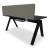 Viga Office Veneer Single Straight Desk, W62.9