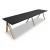 Viga Office Melamine Single-Row 2-Desk Bench