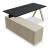 Viga Office Melamine Single Desk w/Managerial Storage w/4 Fronts Left, W70.8