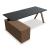 Viga Office Veneer Single Desk w/Managerial Storage w/3 Fronts Left, W78.7
