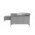 Valencia Microfiber Fabric L-Shaped Reclining Sectional Sofa w/Left Chaise