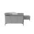 Valencia Microfiber Fabric L-Shaped Reclining Sectional Sofa w/Right Chaise