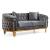 Vanessa Tufted Velvet Loveseat