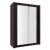 Chico 59-inch 2-Door Wood Wardrobe with Mirror