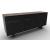 Universal Ceramic/Wood Customizable Sideboard w/3 Glass Doors & Metal Frame