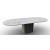 Yoroi W98.4-inch Ceramic/Metal/Wood Customizable Oval Dining Table