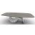 Seashell W98.4-inch Ceramic/Cement Customizable Elliptical Dining Table
