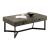 Veblen Wood/Metal Storage Coffee Table w/2 Drawers