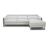 Vella Premium Leather Reclinging Right Hand Facing Sectional
