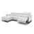 Vella Premium Leather Reclinging Left Hand Facing Sectional