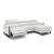 Vella Premium Leather Reclinging Right Hand Facing Sectional