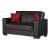 Vermont PU Storage Sleeper Loveseat