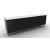 Universal Ceramic/Wood Customizable Sideboard w/4 Glass Doors & Metal Legs