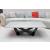 Vex Rectangular Porcelain Top Storage Coffee Table with V-Shaped Structural Metal Legs