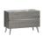 Victoria Premium Wood Veneer 2-Drawer Nightstand