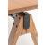 Viga Office Veneer Single-Row 3-Desk Bench