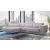 Vigo Polyester Fabric Left Arm Chaise Facing Sectional Sofa