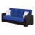 Virginia Fabric/Leatherette Storage Sofabed