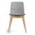 Twist & Sit PU Conference Chair w/Steel Frame & Wood Base on Glides