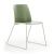 Polytone L Conference Chair w/Plastic Shell & Powder Coated Wire Steel Frame on Glides