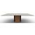 Yoroi W78.7-inch Ceramic/Metal/Wood Customizable Rectangular Dining Table