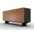 Universal Ceramic/Wood/Glass Customizable Sideboard w/3 Doors & Metal Base
