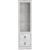 Willowton 3-Piece Coastal Fireplace Entertainment Center - Whitewash