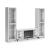 Brollevi 3-Piece Entertainment Center - White Modern Farmhouse