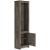 Trinell 3-Piece Rustic Fireplace Entertainment Center - Brown