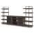 Starmore 3-Piece Industrial Entertainment Center - Brown & Gunmetal