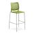 Wait High Armless Chair, Plastic Back & Seat, 4-leg Base