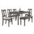 Wallace Wood/Wood Veneer Dining Set