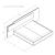 Warsaw Glossy Platform LED King Size Bed