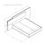 Warsaw Glossy Platform LED Bed