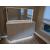 Wave Wood Veneer Platform Bedroom Set w/LED Light