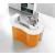 Wave Customizable Reception Desk