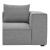 Basque Polyester Left-Arm Chaise Facing Sectional Sofa