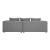 Basque Polyester Right-Arm Chaise Facing Sectional Sofa